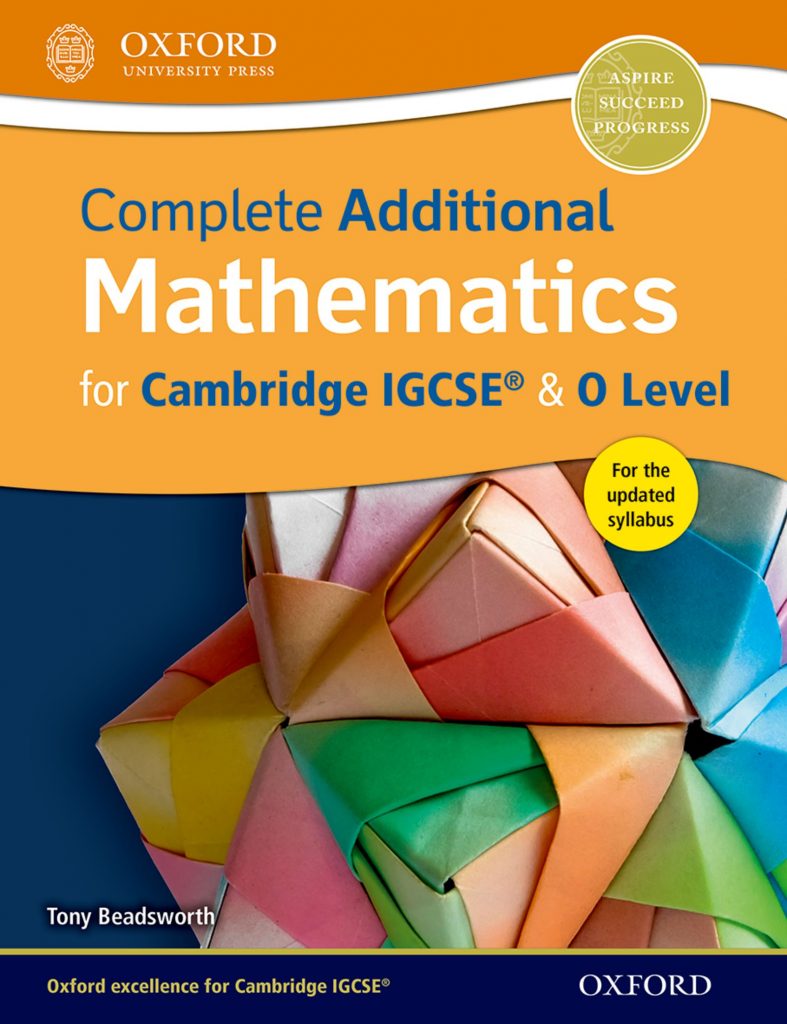 IGCSE Additional Mathematics Textbook PDF Free Download - Knowdemia